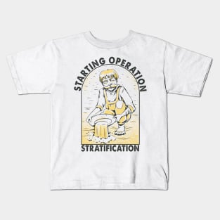 Starting Operation Stratification Gold Panning Mining Kids T-Shirt